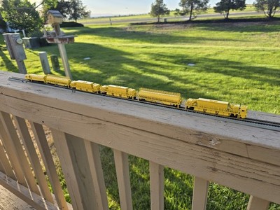 Ho Scale Loram Style Rail Grinder Train Set Undecorated Unpowered 3d Printed.