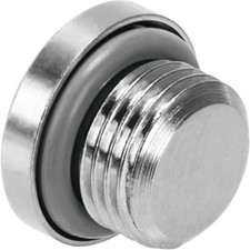 3pc FESTO CORPORATION NPQH-BK-G18-P10 Plug Screw, nkl pl brass, air, G 1/8,