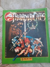 Vintage Thundercats Sticker Album No Poster 1986 Panini, excellent condition 