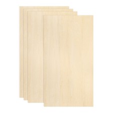 4Pcs Basswood Sheets 18 x 24 x 1/8 Inch for Painting, Aircraft Model