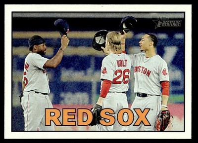 Boston Red Sox 2016 Topps Heritage #342 25335 Baseball Card