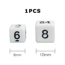 Portable Economical Maneuverable 10MM Multi-Sided Dice fit Kids' Number Learning