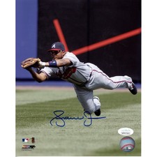 Andruw Jones Autographed Atlanta Braves 8x10 Photo JSA 53547