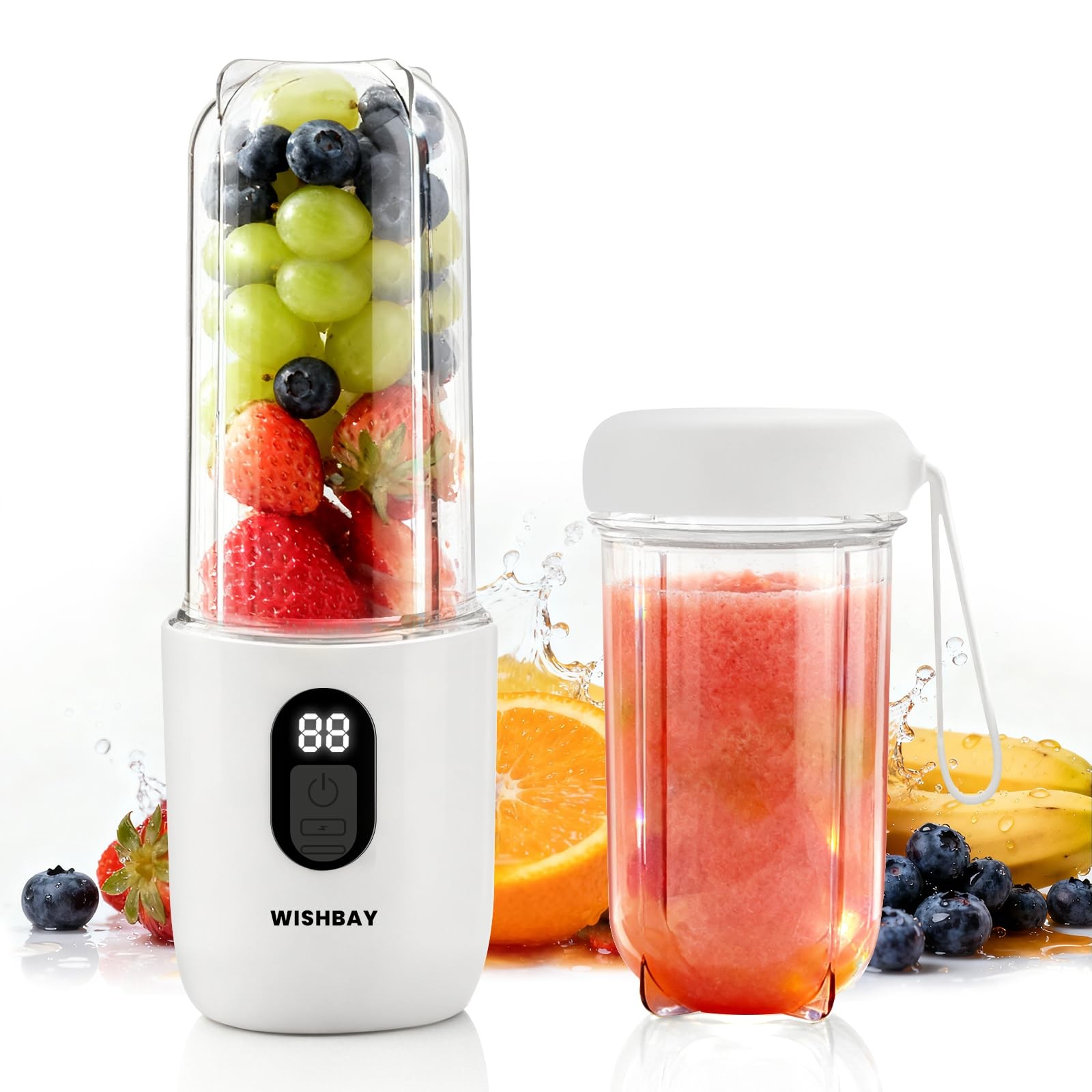 Portable Blender, Personal Blender for Shakes and Smoothies,