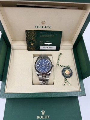 2025 Rolex Sky-Dweller 336934 Jubilee Bracelet with Blue Dial