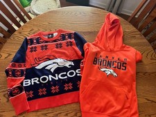 Denver Broncos Hoodie And Sweater Youth 10/12