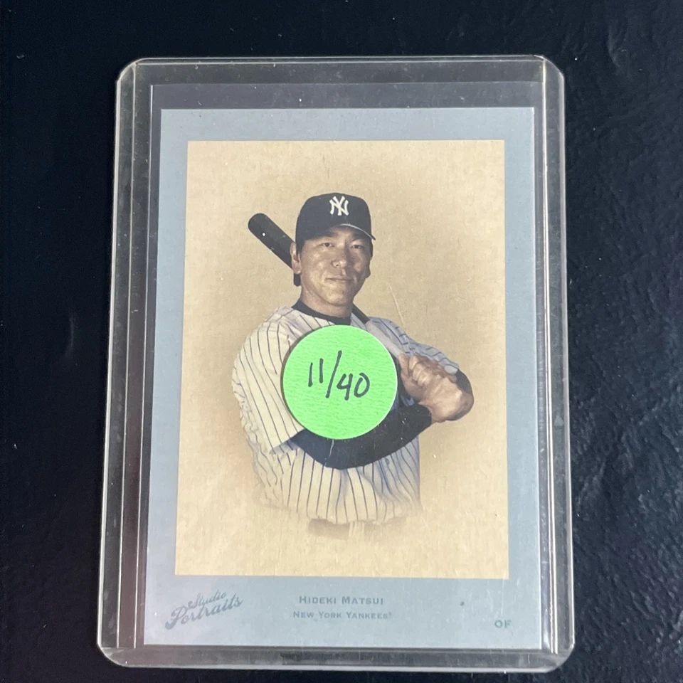 Donruss Studio Portraits Hideki Matsui 2005 New York Yankees #11/40 Foto 4 de 4