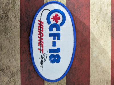 Vintage McDonnell Douglas CF-18 Hornet Jacket Patch Canadian Air Force Aviation