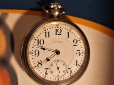 Scares Waltham Two Tone Crescent St. Model 1892 21 Jewels 18 Size Watch Runs