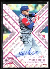 Victor Victor Mesa 2018 Panini Elite Extra Edition Aspirations Auto /25 #111