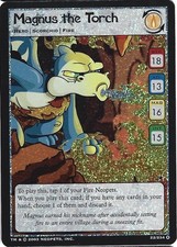 2003 Neopets TCG Base Set Magnus the Torch #22/234 Holo Foil Card