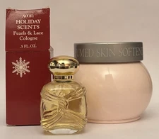 Avon Pearls & Lace cologne mini + perfumed skin softener
