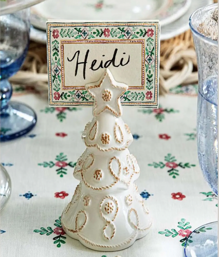 JULISKA BERRY & THREADNORTH POLE COLLECTION XMAS TREE PLACE CARD HOLDER 4.5" NEW - Picture 4 of 6