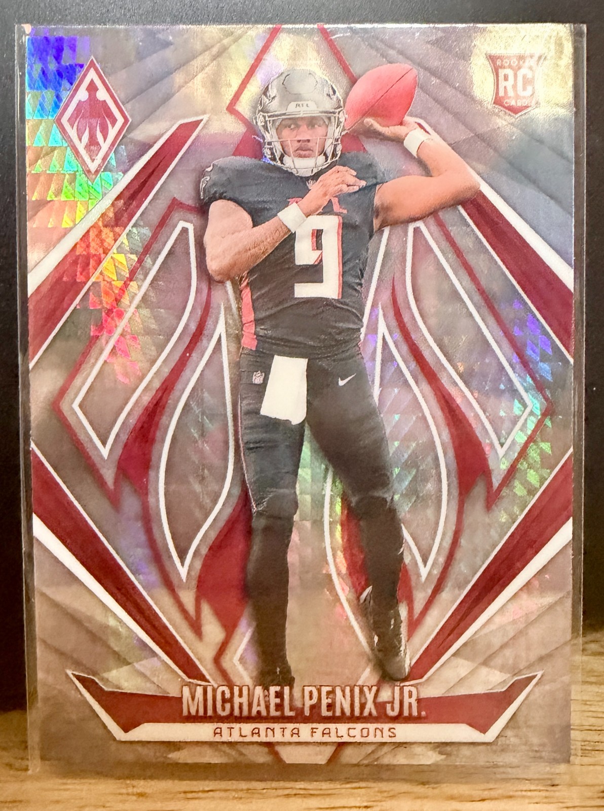 2024 Panini Phoenix - Michael Penix Jr. #229 Hyper Prizm RC Falcons