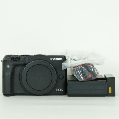 Canon EOS M3 Mirrorless Camera Body Black with EF-M Mount