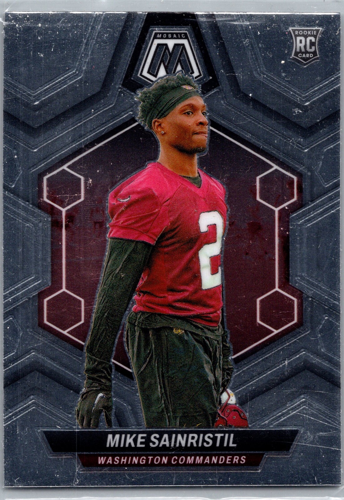 Mike Sainristil Panini Mosaic #349 Base