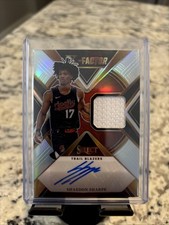 2023-24 Select X-Factor Shaedon Sharpe Autograph Jersey /125 Blazers Auto
