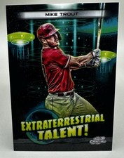 2023 Topps Cosmic Chrome Mike Trout /10 Extraterrestial Talent Black #ET-11 Rare