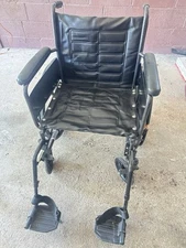Manual Wheelchair Heavy Duty Wide Seat 24"x18"