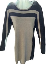 Athleta Sweater Dress L Women’s Wool Blend Gray Long Sleeve Pullover Knitted