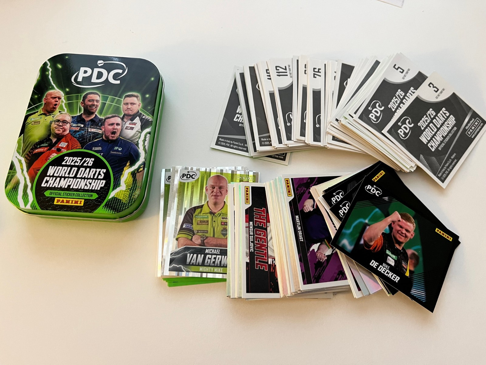 Panini PDC World Darts Championship 2025/26 - Choose stickers (buy 4 get 6 free)