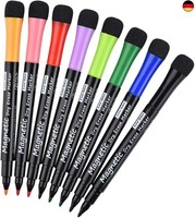 Willingood Whiteboard Marker, Magnetisch Whiteboard Schwamm Mit Stifte, 2 In 1