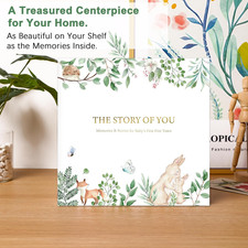 Keepsake Baby Book Memory Boys Girls First 5 Year Milestone Birth to Age Album