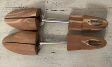 NuShoe Cedar Shoe Inserts Sz Med Fits Men s 9-10 Spring Loaded Split Toe