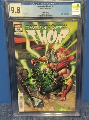 Marvel Comics Immortal Thor #16 CGC 9.8 Doom Variant Cover 2024