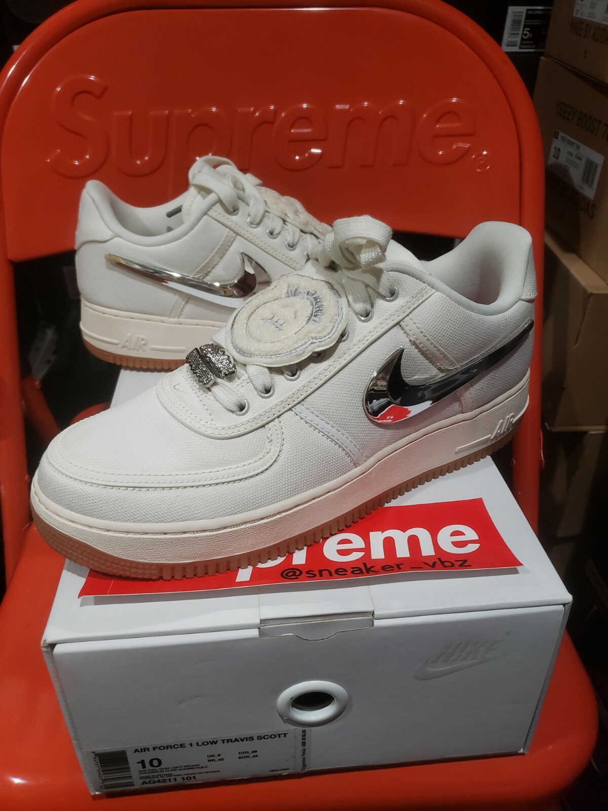 travis scott air force 1 size 8