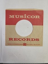 45 RPM 7" RECORD SLEEVES CO. SLEEVE 1 PACK SEE PHOTOS - Musicor SLV196 