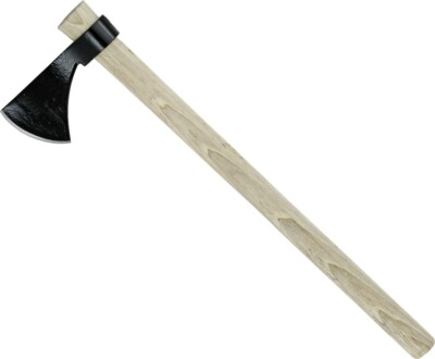 Cold Steel Frontier Hawk 3.25'' 1055 Carbon Steel Axe Head Brown Wood Handle