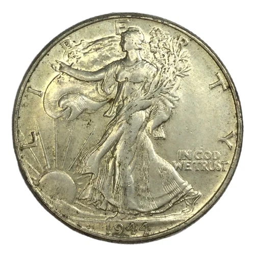 1944 50C Walking Liberty Half Dollar UNC #