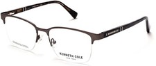 Kenneth Cole New York KC0291 Gunmetal 009 Semi Rim Eyeglasses Frame 53-17-145 RX