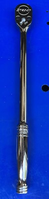 Snap On 1/2  Drive Long Handle Ratchet 15  Dual 80 Chrome SL80A NEW