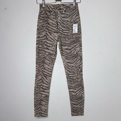 KSUBI Hi N Wasted Jeans in Pantera Animal Print Women s Size 25