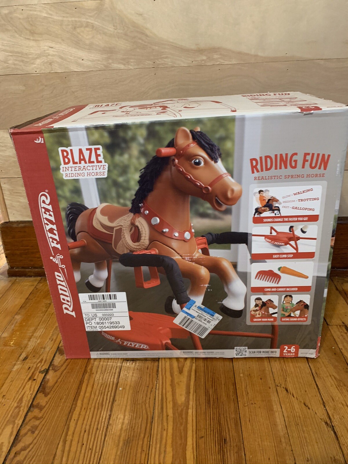 red ryder rocking horse