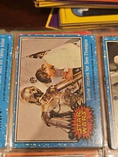 1977 star wars card trading collectible 20th century fox card #27 Some repairs