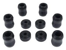 Complete Set of Polyurethane Shock Replacement Bushings Black fits Jeep Shocks