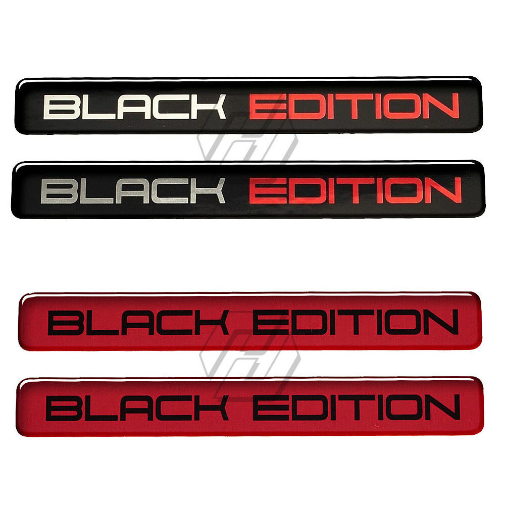 Black Edition Adesivo 2X Bianco Styling Vinile Auto Sticker 50X2 Cm - Foto 9