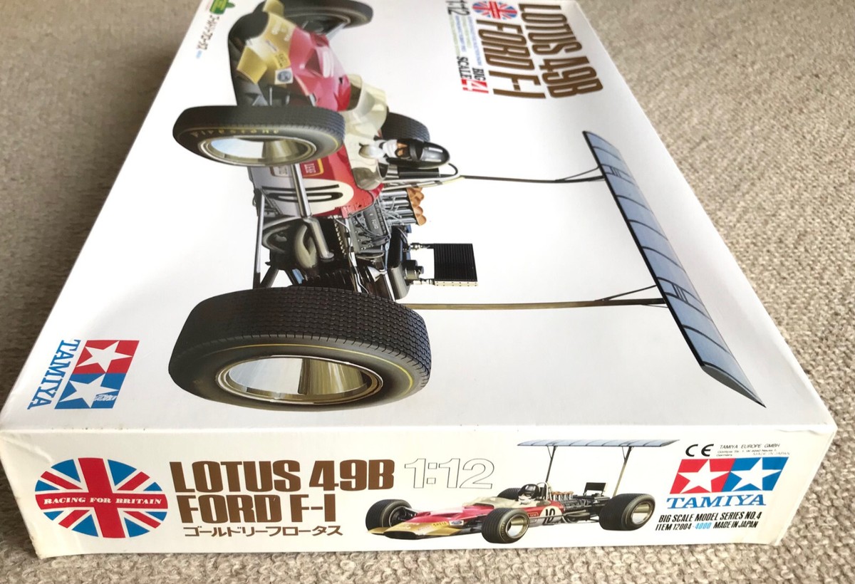 TAMIYA 1/12 LOTUS 49B FORD F1 Racing Car Plastic Mokel Kit Big