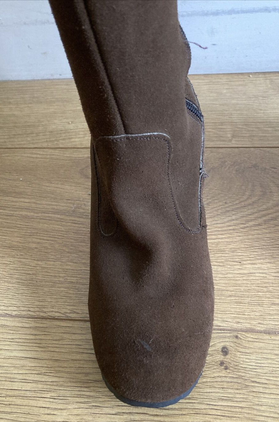 1960s/70s Original Joyland Go-Go Mod Knee High Boots, Size 3.5 UK 7