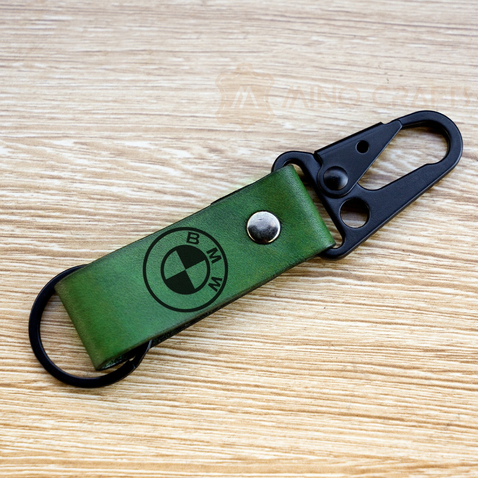 BMW Keychain, Leather keychain for BMW, Handmade Leather Personalized