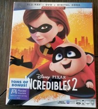 Incredibles 2 Blu-ray Disney- Pixar - Fast Shipping - Free Shipping  NEW 