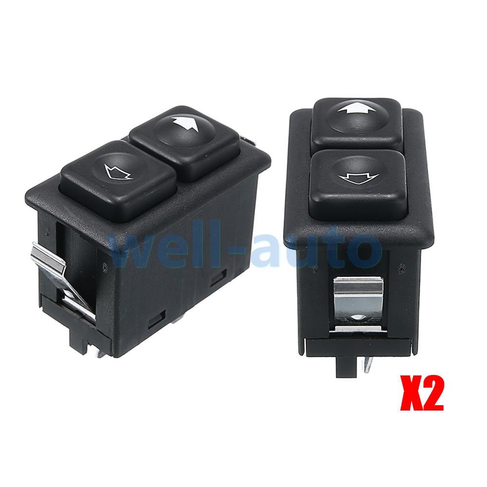 2X For BMW E30 318is 324d E24CSi M6 Power Window Lift Switch 