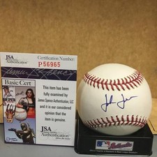 JOHN JASO PITTSBURGH PIRATES M.L. SIGNED BASEBALL JSA P56965