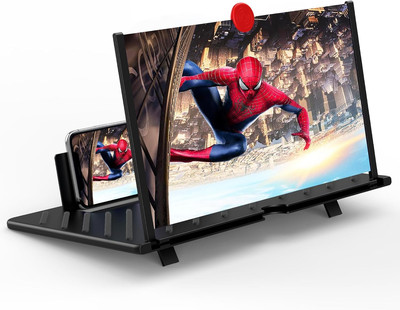 20'' 3D HD Screen Magnifier for Smartphones - Foldable Stand Included