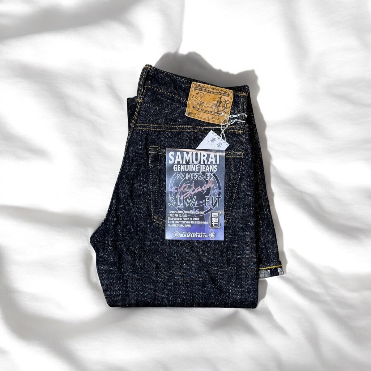 SAMURAI JEANS ベルト 38サイズ ブラック Samurai 2-Prong Heavy Curve Belt - Black