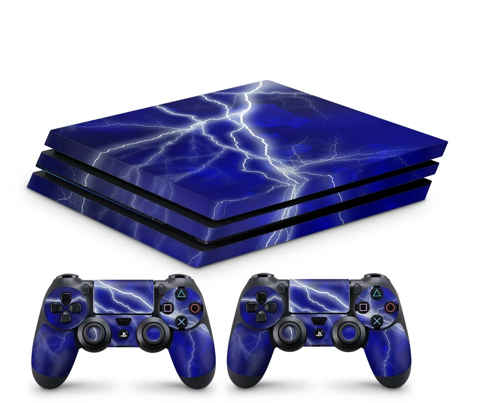 Sony Playstation 4 Pro PS4 Skin Aufkleber Schutzfolie Konsole Controller Sticker - Bild 4 von 4