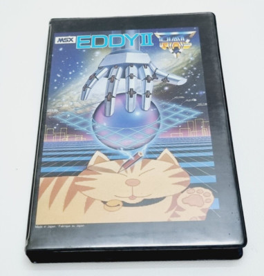 Vintage MSX ROM HAL Laboratory EDDY 2 Video game Cartridge 1985